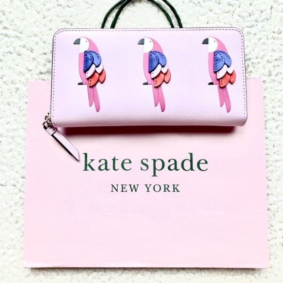 kate spade Handbags - kate spade | large continental wallet parrot flock